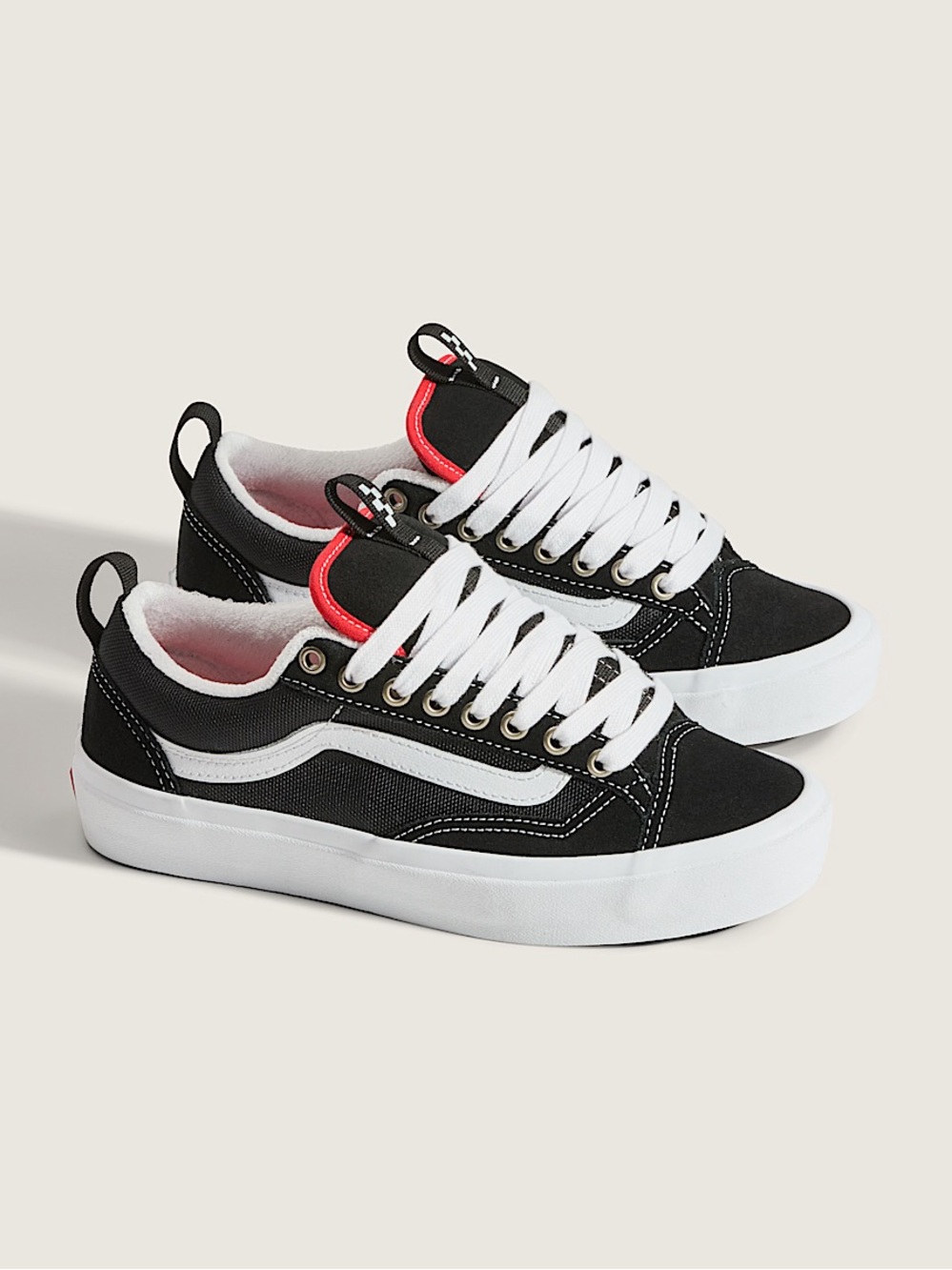 Vans Mens Skate Old Skool 36+ Black/White - Picture 3 of 10